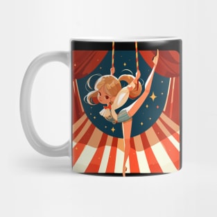 Circus show on flying trapeze Mug